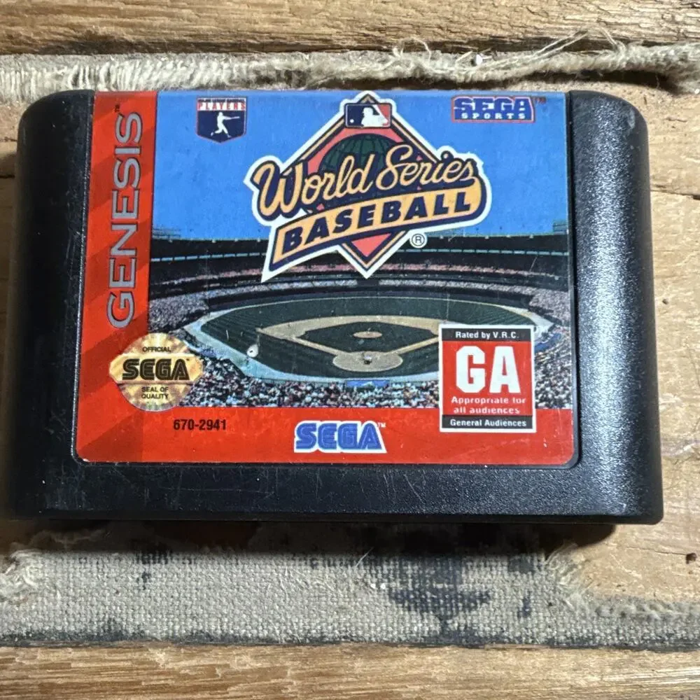 SEGA World Series Baseball World Series Baseball Series (Sega Genesis) Sports GA